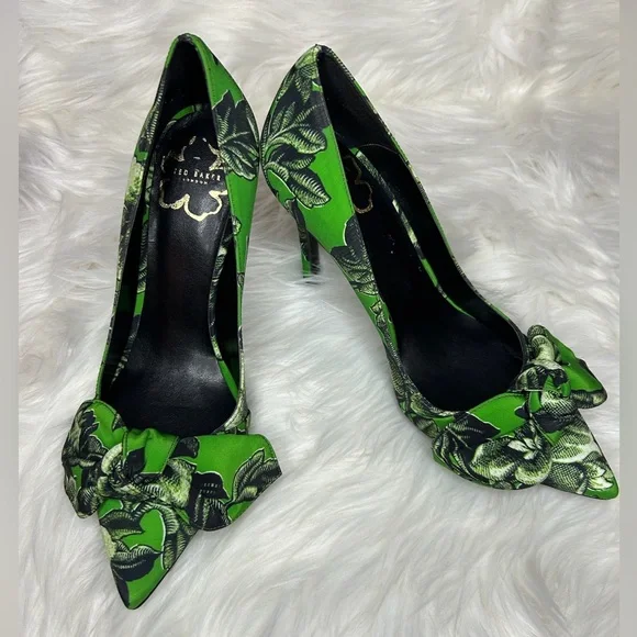 Green Ted Baker Heels - Picture 4 of 5
